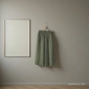 2026 Summer Casual cotton and linen wide-leg pants solid color pla-size women's new style loose elastic waisted caprix pants to hide flesh trend 101738591 details Picture